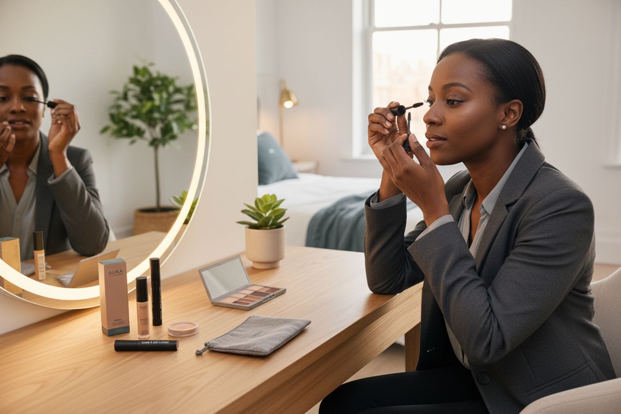 work makeup routine