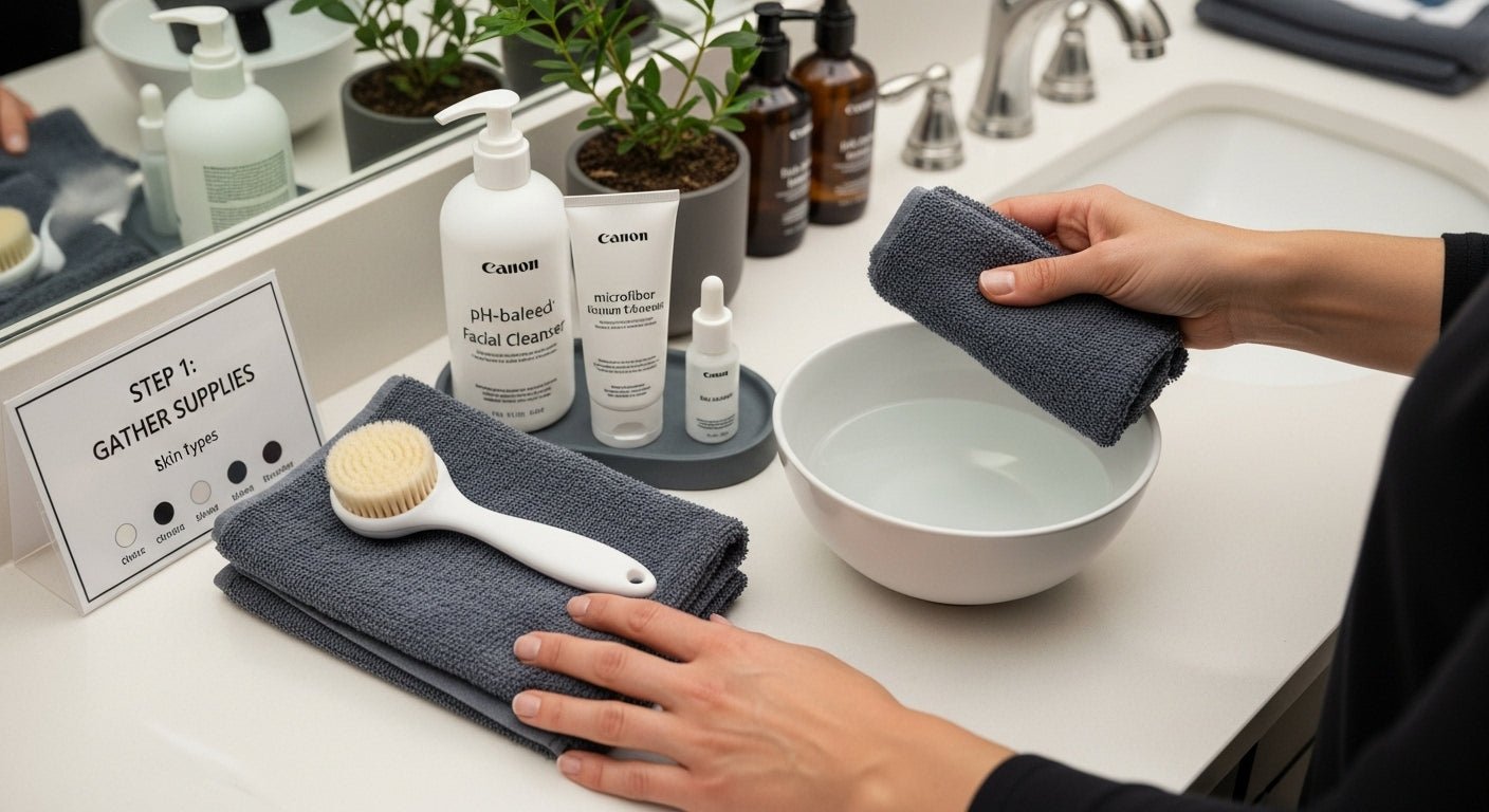 Step by Step Facial Cleansing for Radiant Skin - GNS Beauty & Personal Care