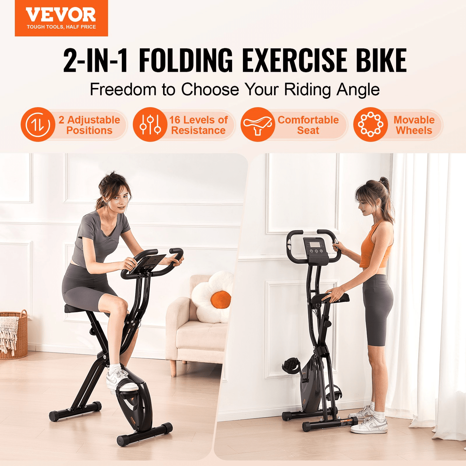 Unveiling the VEVOR Folding Exercise Bike: Your Ultimate Home Fitness Companion - GNS Beauty & Personal Care