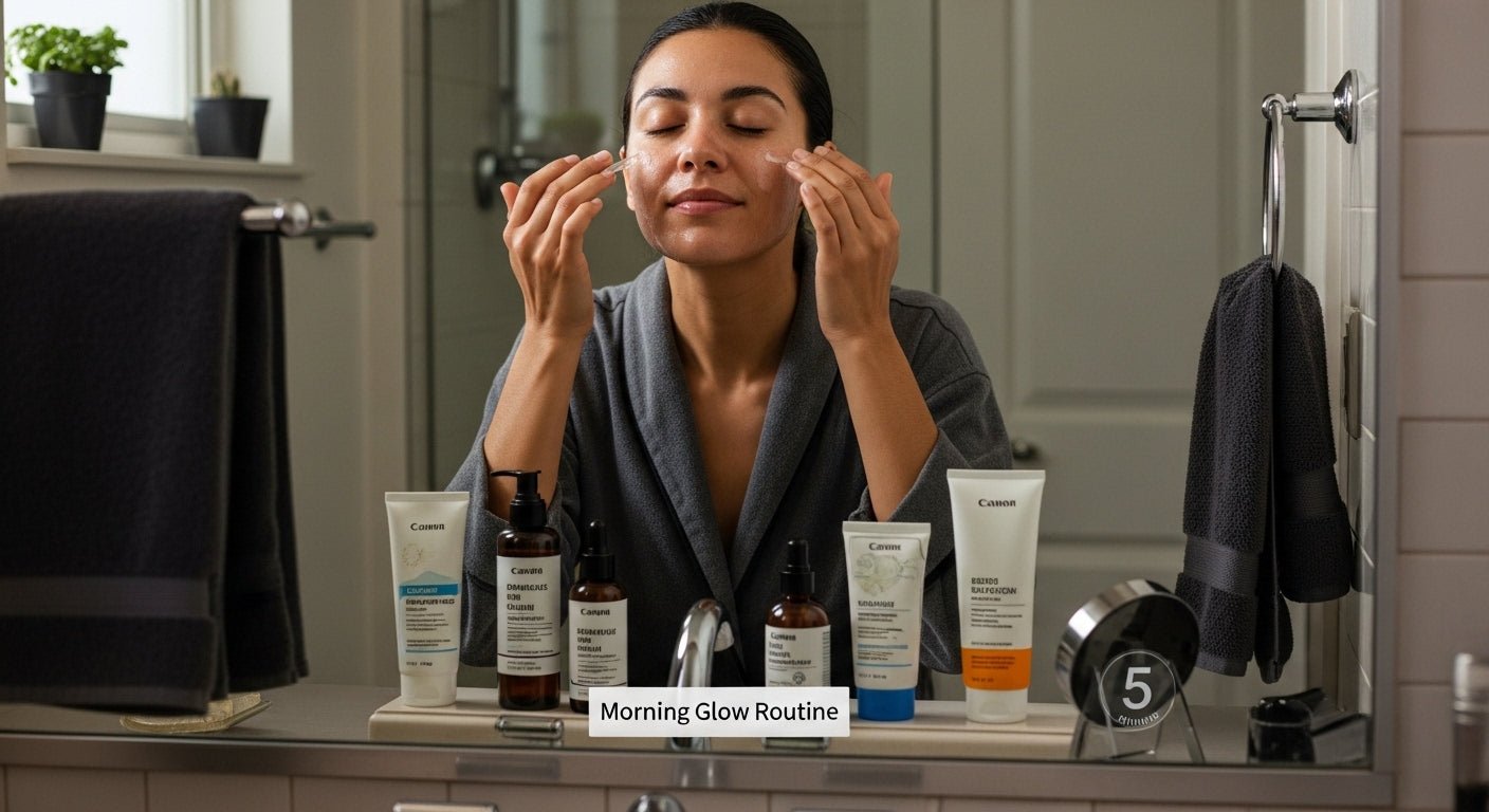 Your 5-Minute Morning Glow: The Ultimate Quick & Easy Skincare Routine - GNS Beauty & Personal Care