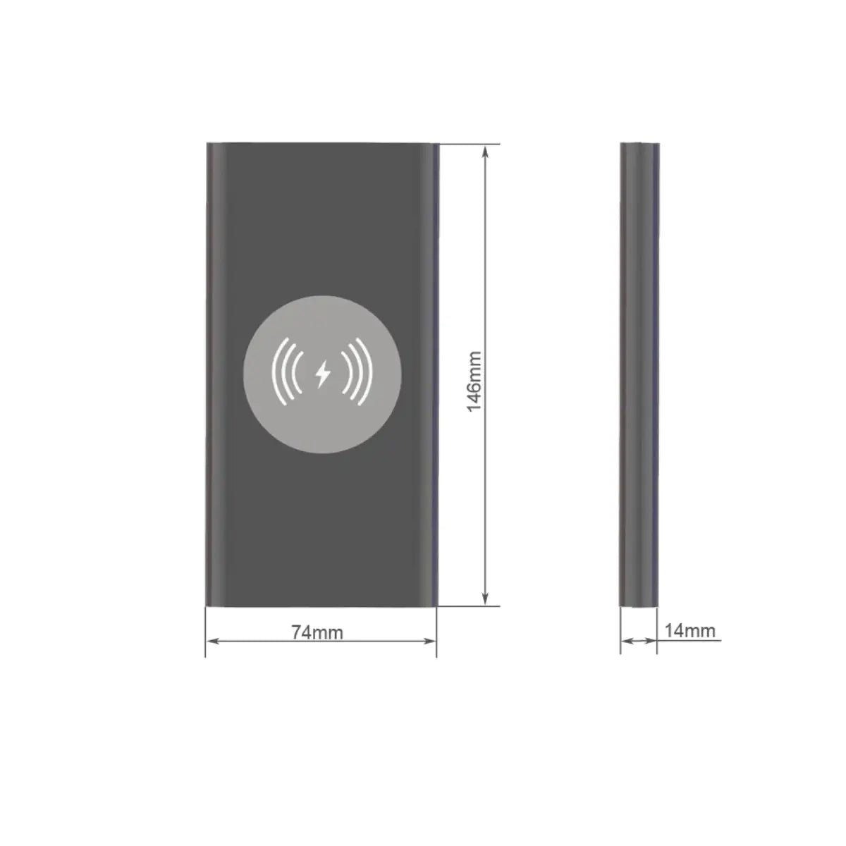 10,000mAh Wireless Power Bank with Qi Compatibility - GNS Beauty & Personal Care