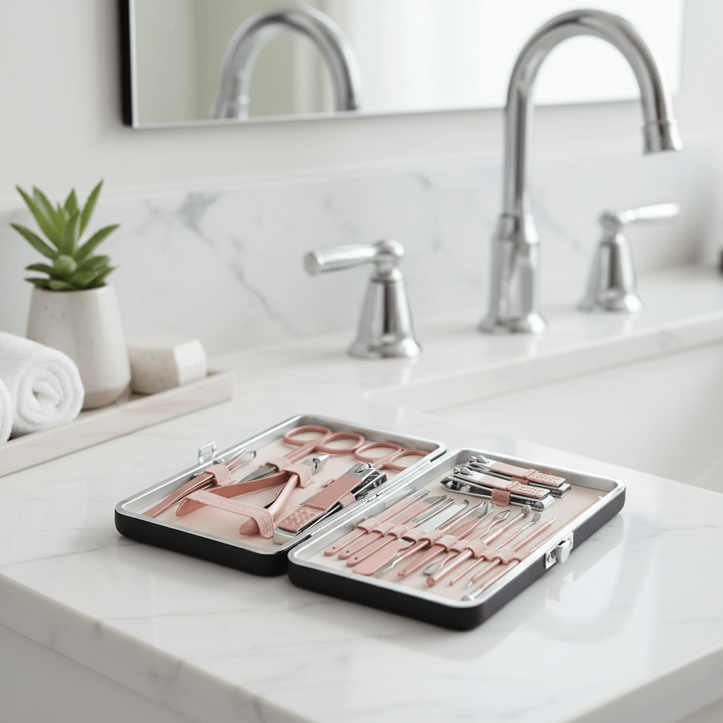 18 - in - 1 Premium Manicure Pedicure Kit – Elegance & Precision for Perfect Grooming - GNS Beauty & Personal Care