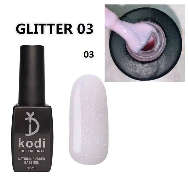 2 in 1 Glitter Nail Polish Base – Strengthen and Sparkle for Flawless Nails - GNS Beauty & Personal Care