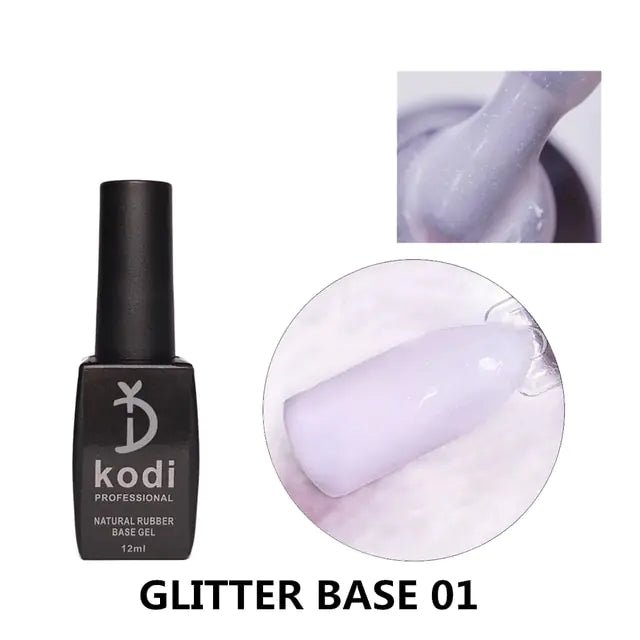 2 in 1 Glitter Nail Polish Base – Strengthen and Sparkle for Flawless Nails - GNS Beauty & Personal Care