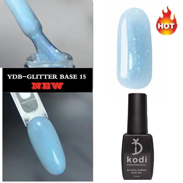 2 in 1 Glitter Nail Polish Base – Strengthen and Sparkle for Flawless Nails - GNS Beauty & Personal Care