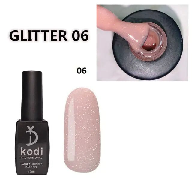 2 in 1 Glitter Nail Polish Base – Strengthen and Sparkle for Flawless Nails - GNS Beauty & Personal Care