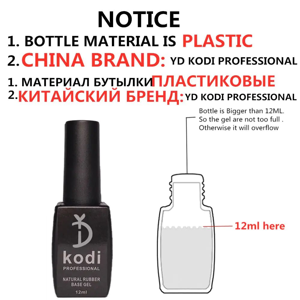 2 in 1 Glitter Nail Polish Base – Strengthen and Sparkle for Flawless Nails - GNS Beauty & Personal Care