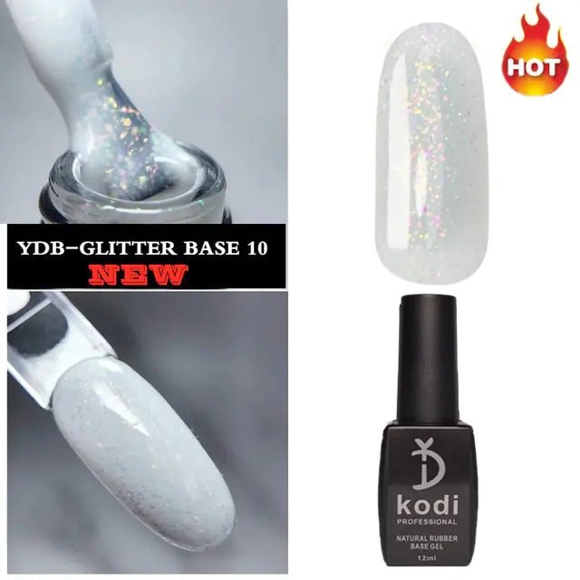 2 in 1 Glitter Nail Polish Base – Strengthen and Sparkle for Flawless Nails - GNS Beauty & Personal Care