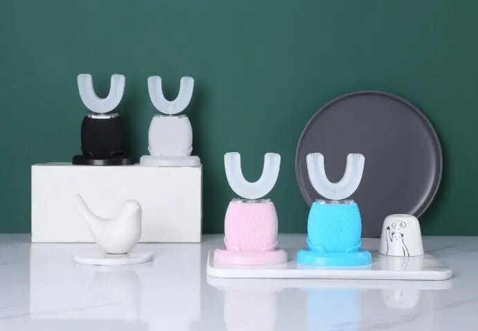 360° U - Shaped Electric Toothbrush for Kids & Adults | Waterproof & Automatic - GNS Beauty & Personal Care