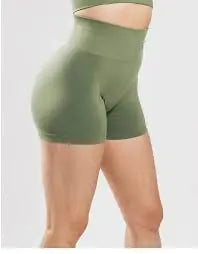 High-Waisted Scrunch Butt Workout Shorts - Sculpt & Comfort