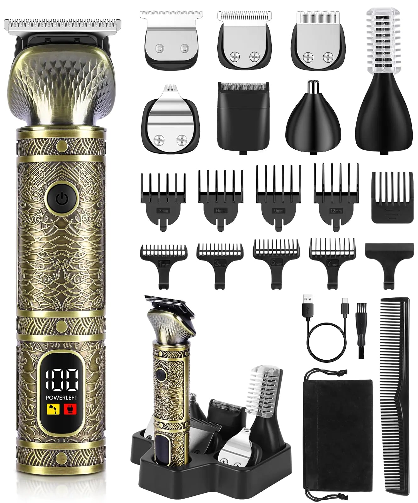 All-in-One GroomGenius Trimmer – Precision, Versatility, and Style