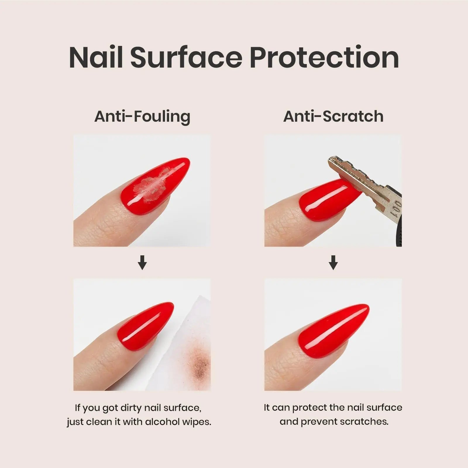 3Pcs Gel Polish Set: Top & Base Coat with Liquid Latex - GNS Beauty & Personal Care