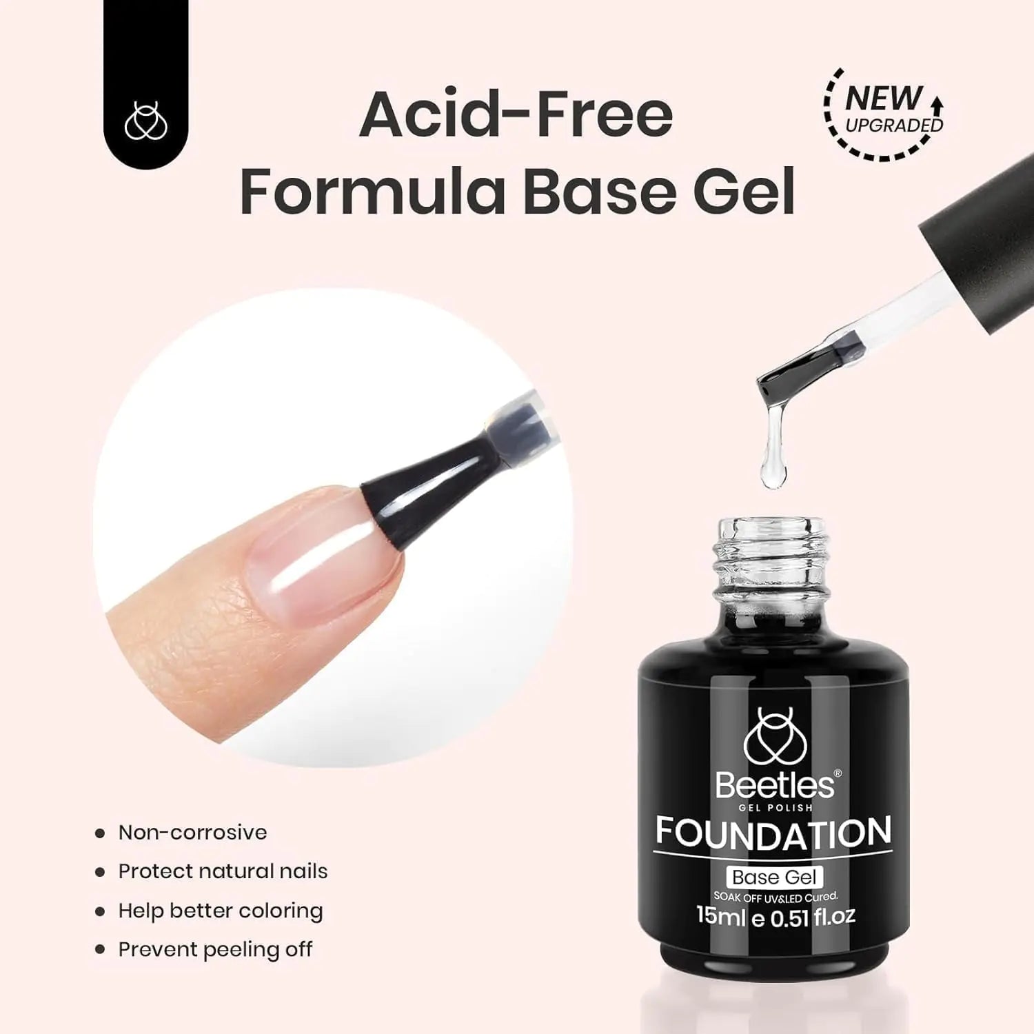 3Pcs Gel Polish Set: Top & Base Coat with Liquid Latex - GNS Beauty & Personal Care