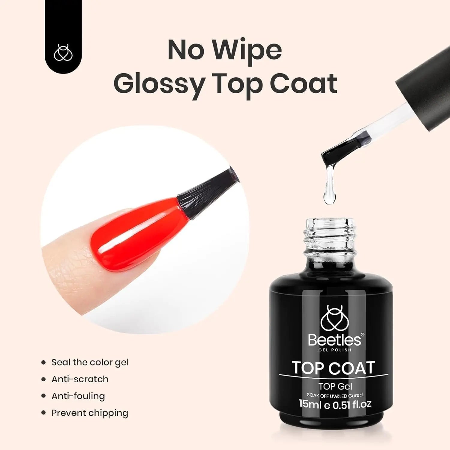 3Pcs Gel Polish Set: Top & Base Coat with Liquid Latex - GNS Beauty & Personal Care
