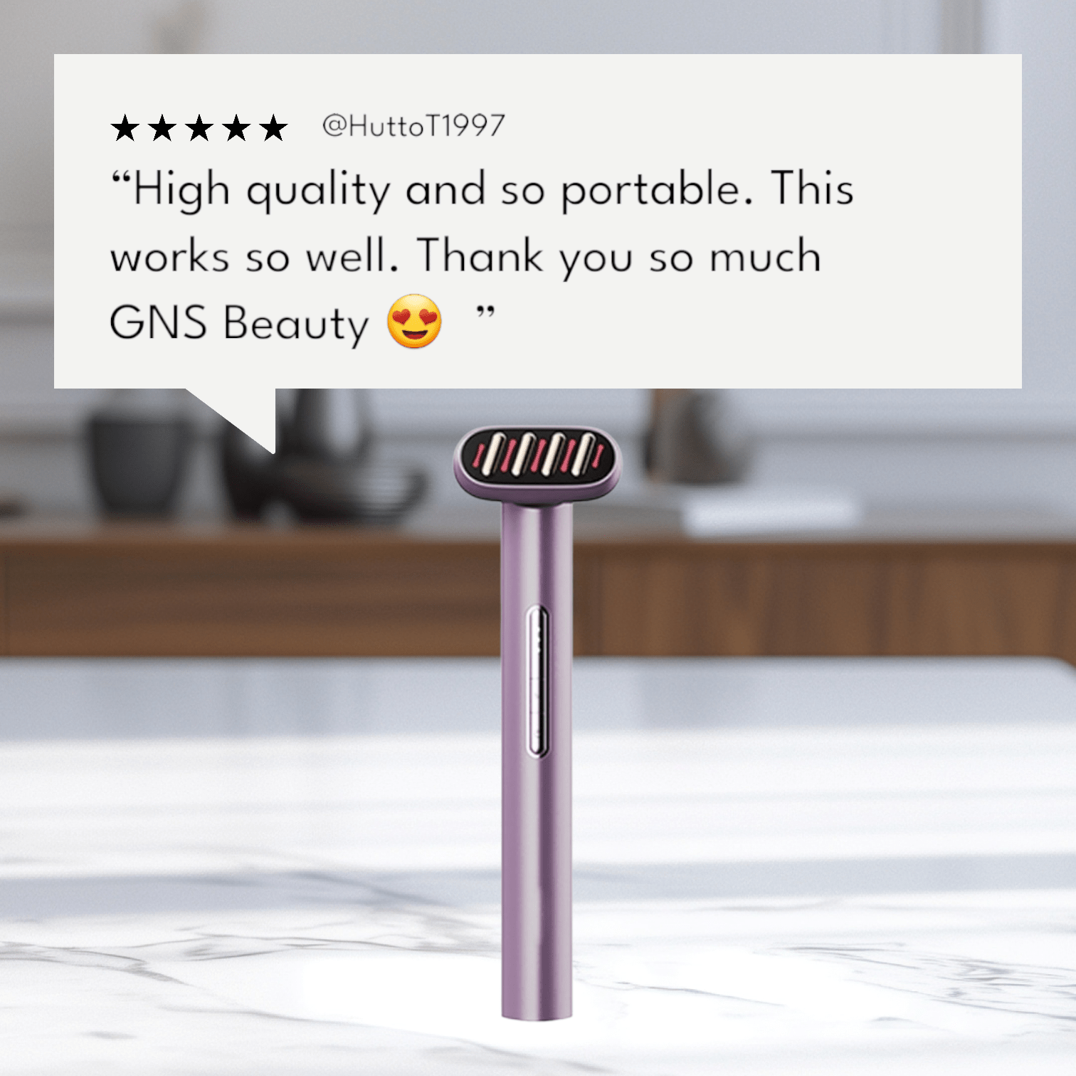 5 - in - 1 Beauty Device - Advanced Facial Wand with Microcurrent & Light Therapy - GNS Beauty & Personal Care