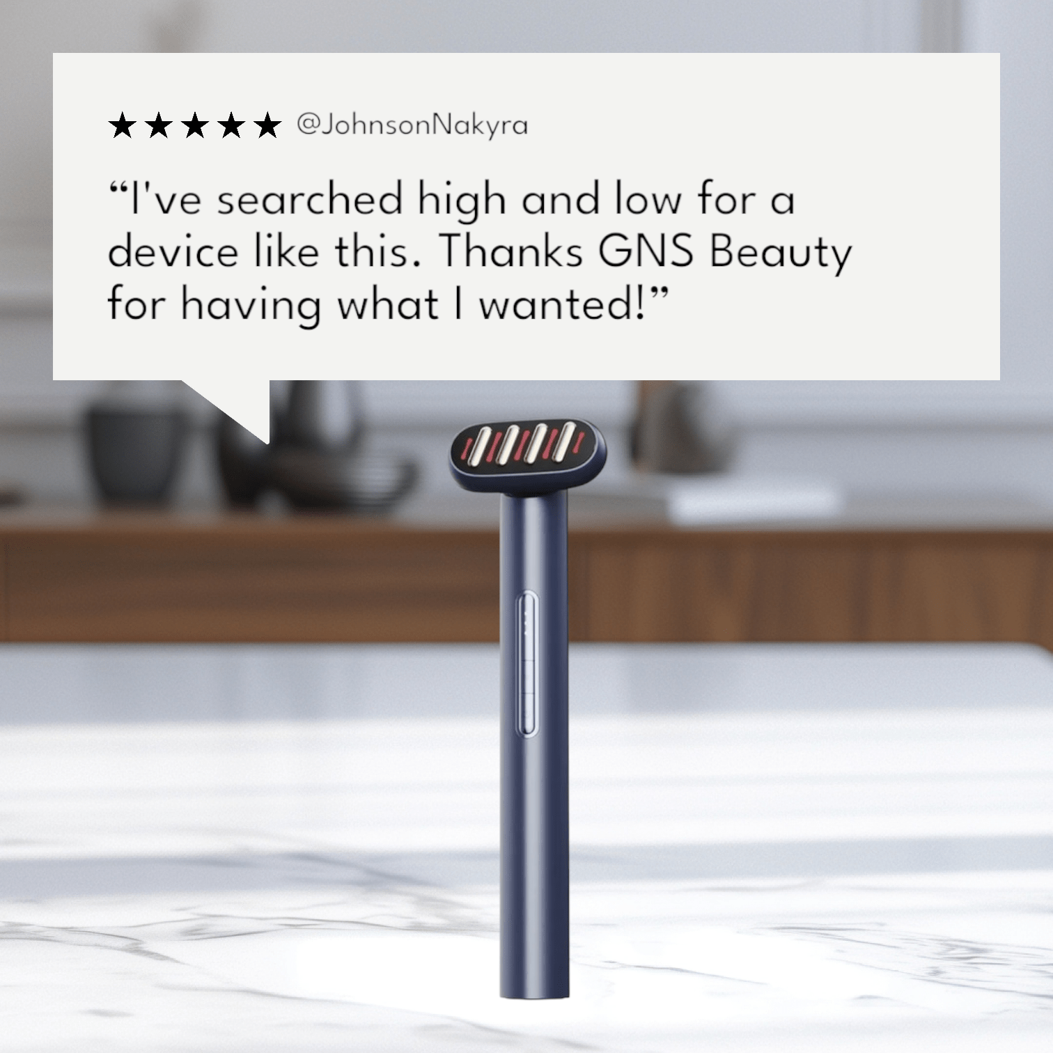 5 - in - 1 Beauty Device - Advanced Facial Wand with Microcurrent & Light Therapy - GNS Beauty & Personal Care