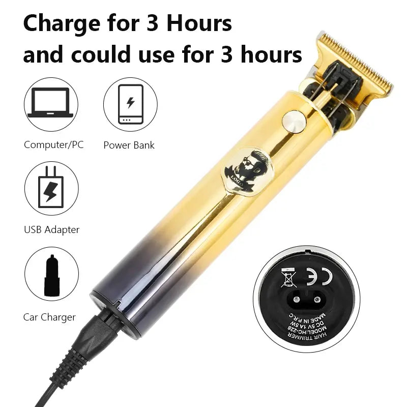 Cordless Pro Hair Trimmer – Precision Grooming Anytime, Anywhere