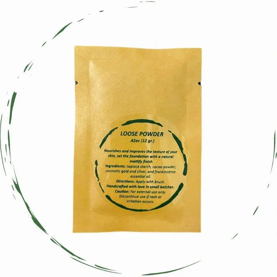 Transparenter loser Puder