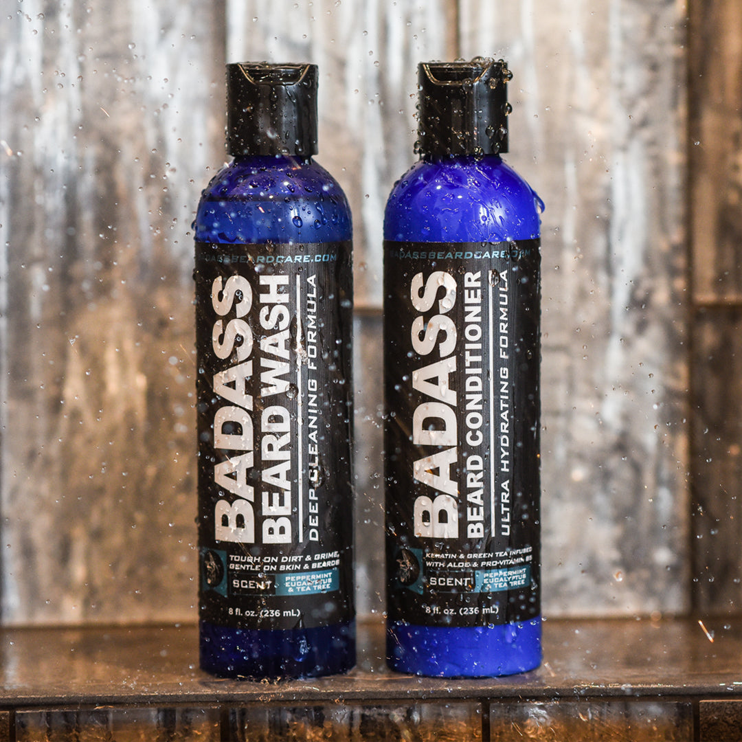 Badass Beard Care Mint, Eucalyptus, & Tea Tree Beard Conditioner - Soften & Tame