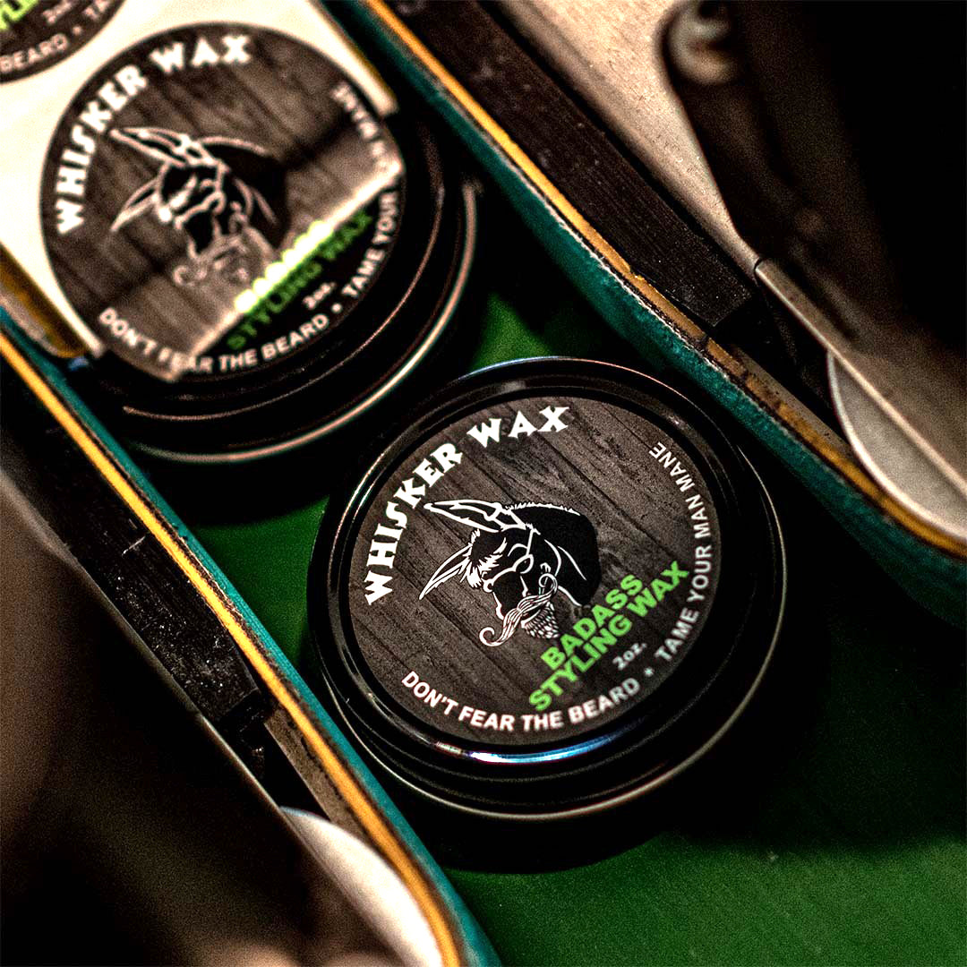 Badass Beard Care Badass Styling Wax - Extra-Strong Hold for Men