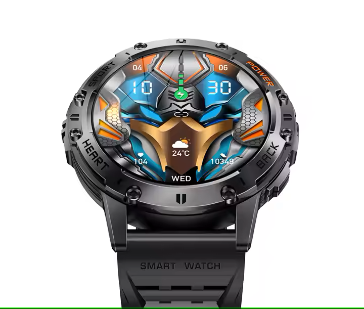 Next-Level Performance: Premium Military Smartwatch with AMOLED Screen