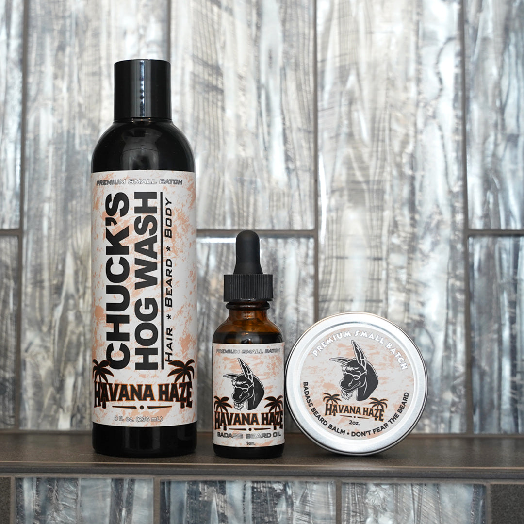 Badass Beard Care Havana Haze Beard Oil - Soften, Hydrate & Grow