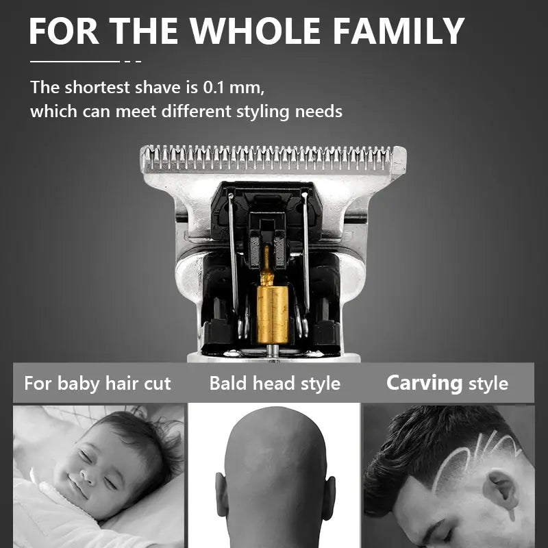 Cordless Pro Hair Trimmer – Precision Grooming Anytime, Anywhere