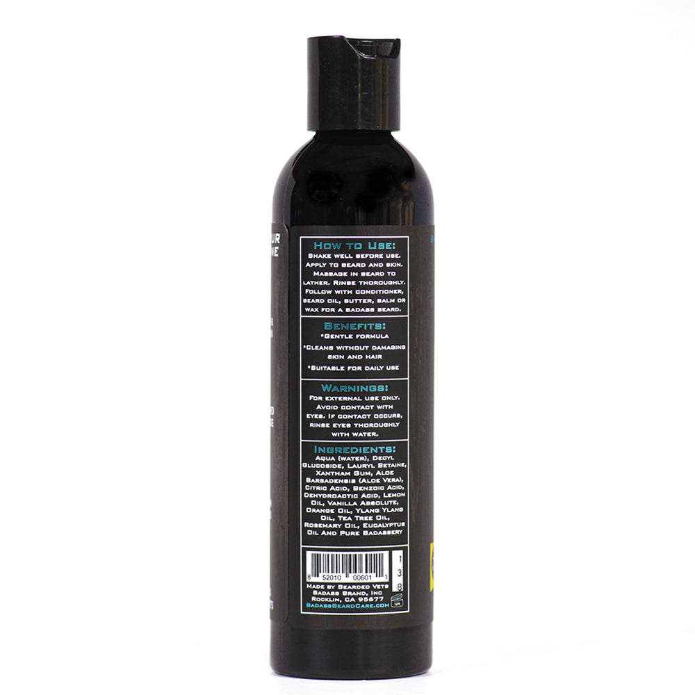 Badass Beard Care Chuck's Hog Wash - The Ladies Man | 3-in-1 Beard, Hair & Body Wash