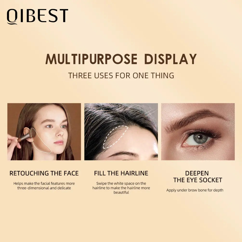 QIBEST Makeup Bronzer Stick – Instant Glow & Flawless Contouring