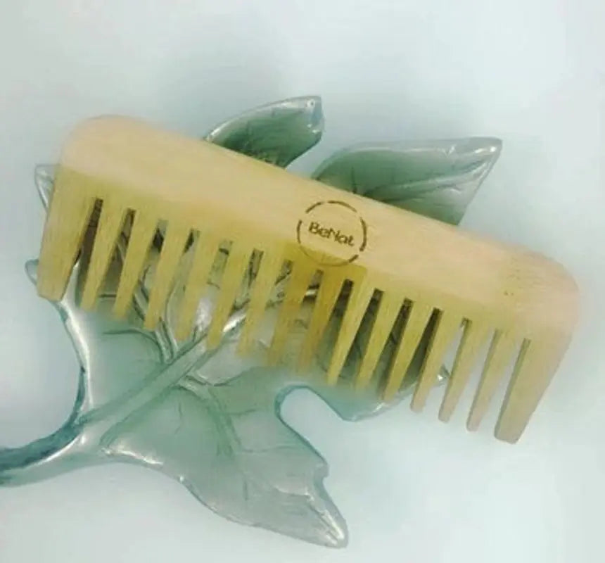 BeNat All-Natural Bamboo Hair Comb - Eco-Friendly & Anti-Static