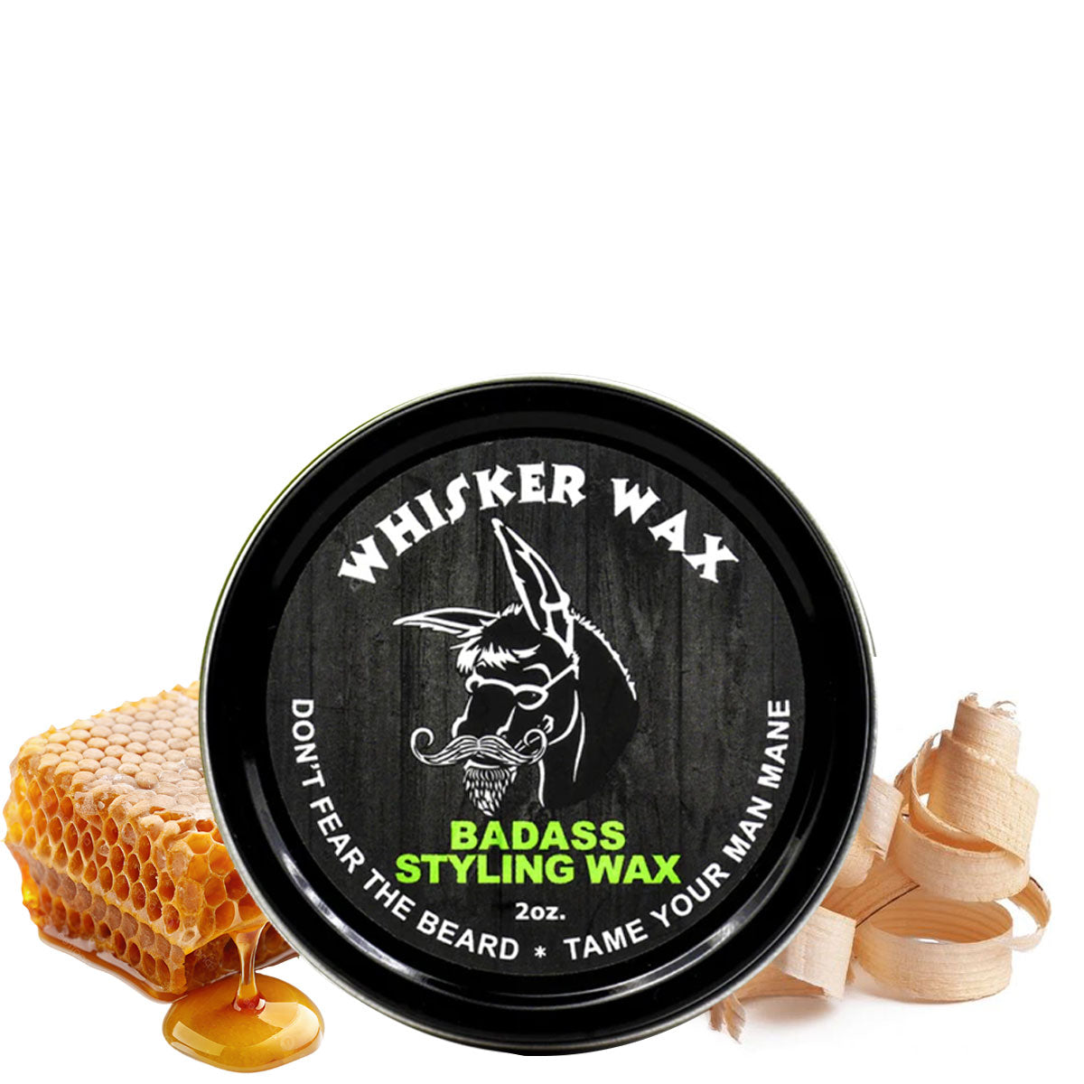 Badass Beard Care Badass Styling Wax - Extra-Strong Hold for Men