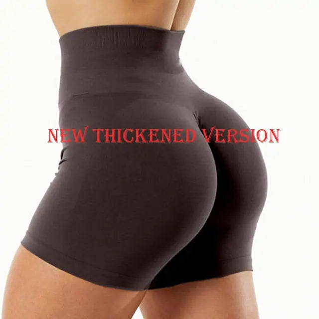High-Waisted Scrunch Butt Workout Shorts - Sculpt & Comfort