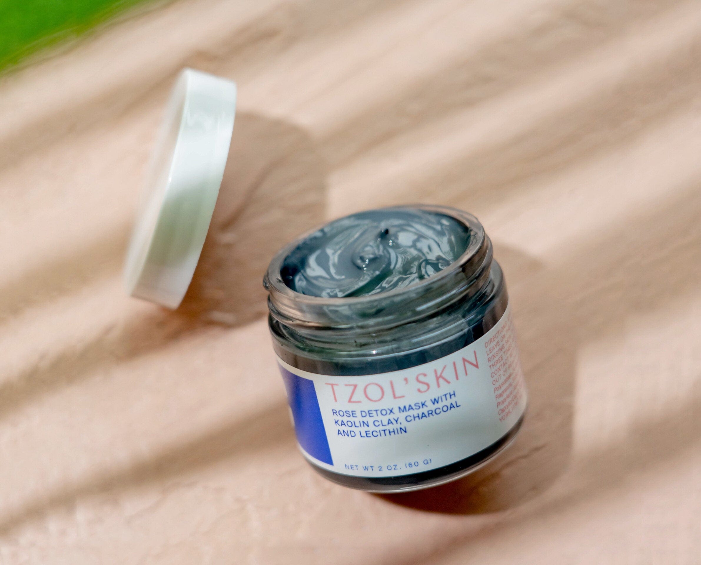 Rose Detox Mask with Kaolin Clay, Charcoal, & Lecithin