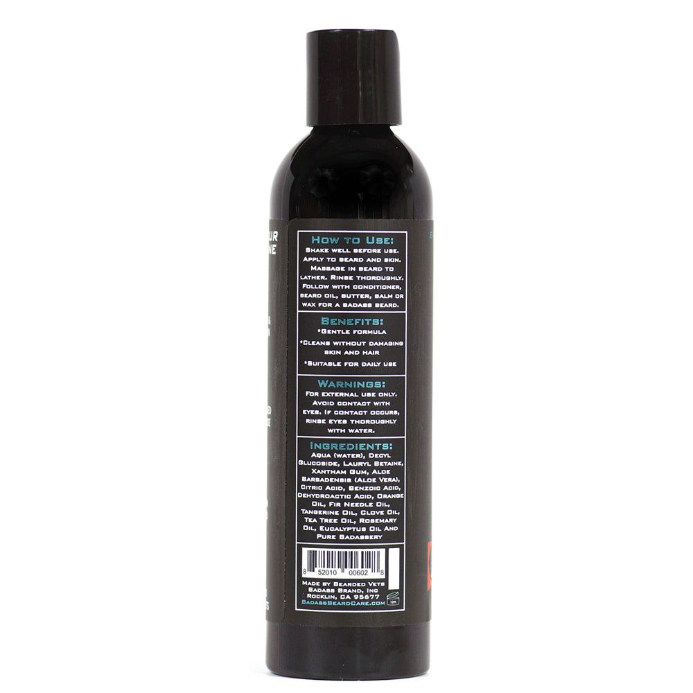 Badass Beard Care Chuck's Hog Wash - The Viking | 3-in-1 Beard, Hair & Body Wash