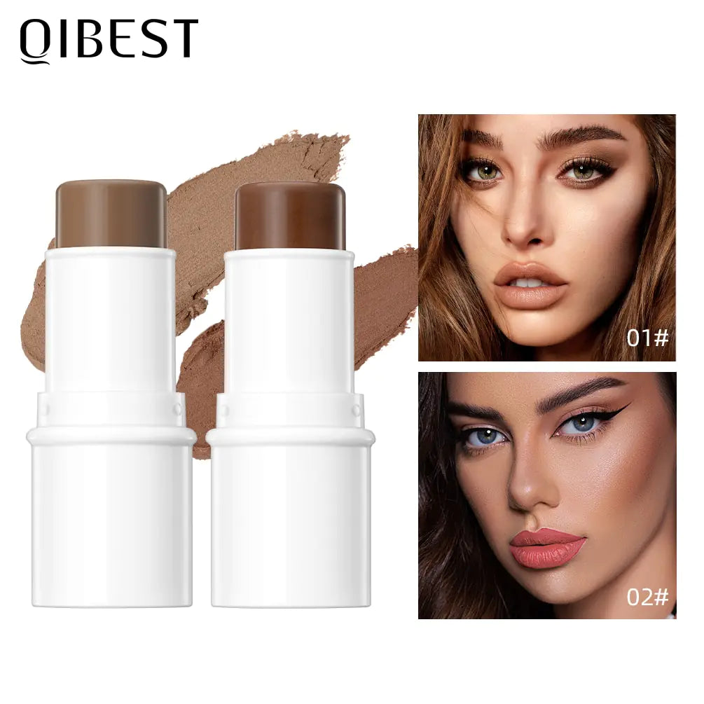 QIBEST Makeup Bronzer Stick – Instant Glow & Flawless Contouring