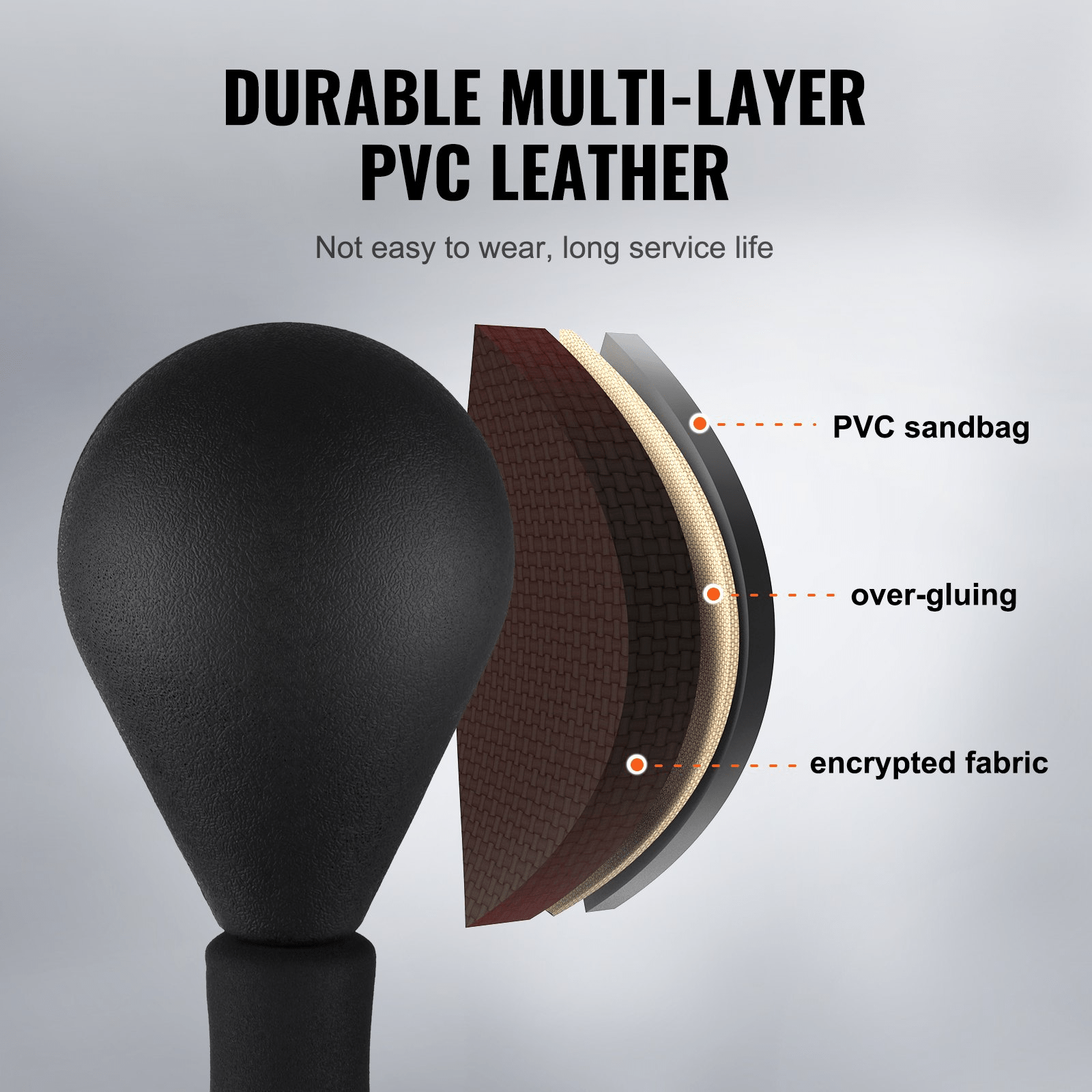 Adjustable Reflex Punching Bag with Gloves & Stand - VEVOR - GNS Beauty & Personal Care