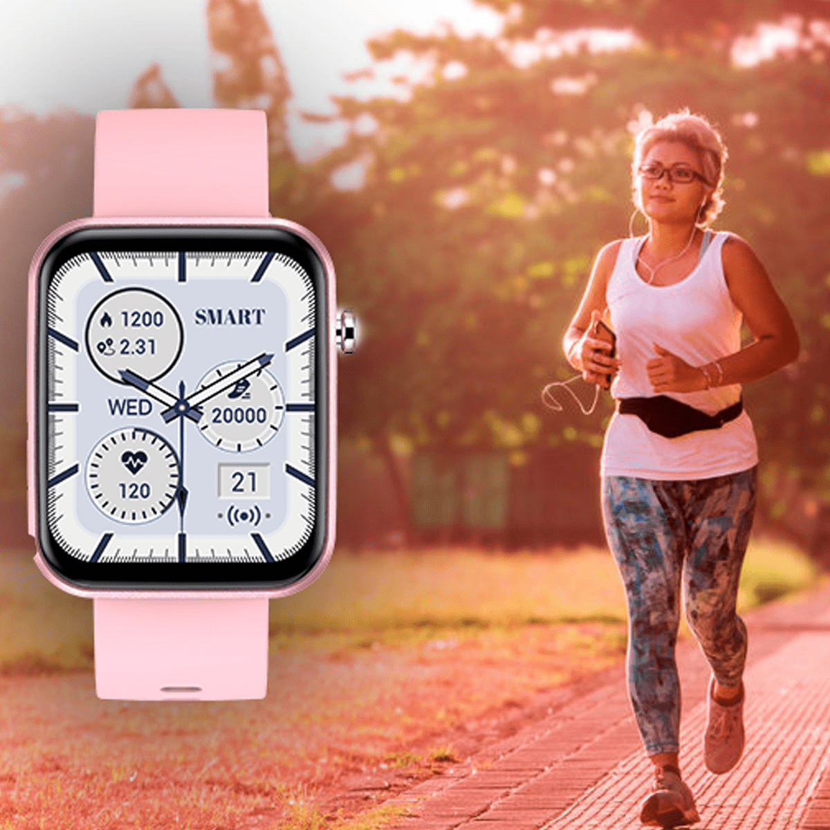 Advanced Smartwatch with Three Interchangeable Bands – Wellness & Activity Tracker - GNS Beauty & Personal Care