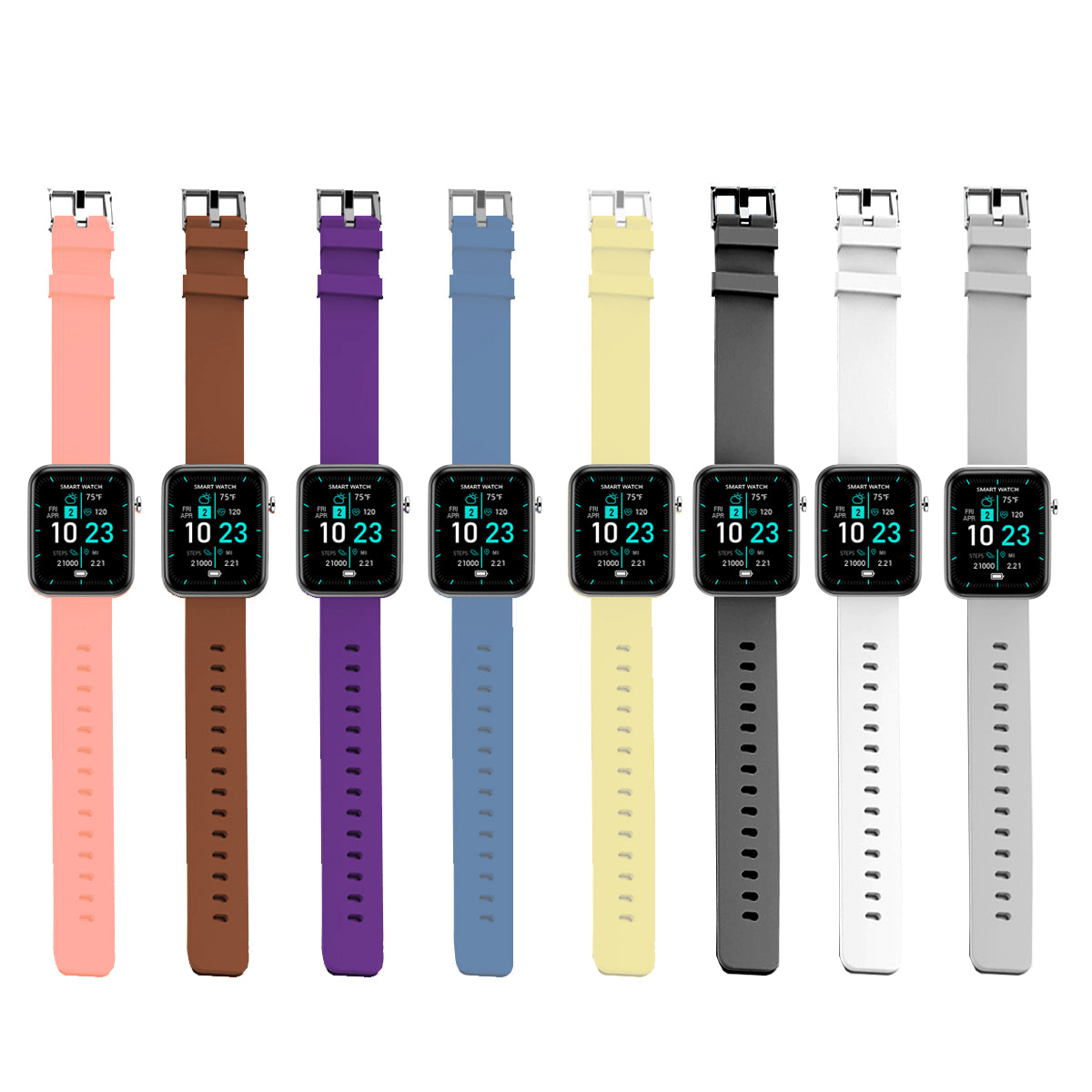 Advanced Smartwatch with Three Interchangeable Bands – Wellness & Activity Tracker - GNS Beauty & Personal Care