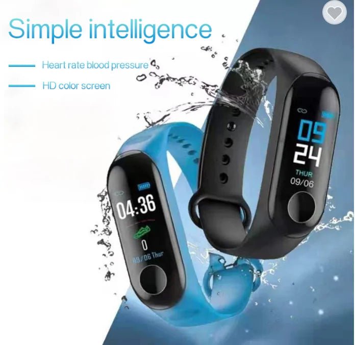 Affordable Smart Fitness Wristband with Heart Rate Monitor - GNS Beauty & Personal Care