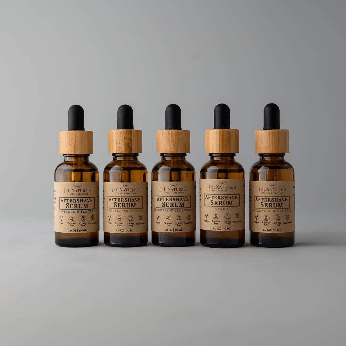 Aftershave Serum Bundle (5 - Pack) – Hydration, Nourishment & Sustainable Skincare - GNS Beauty & Personal Care