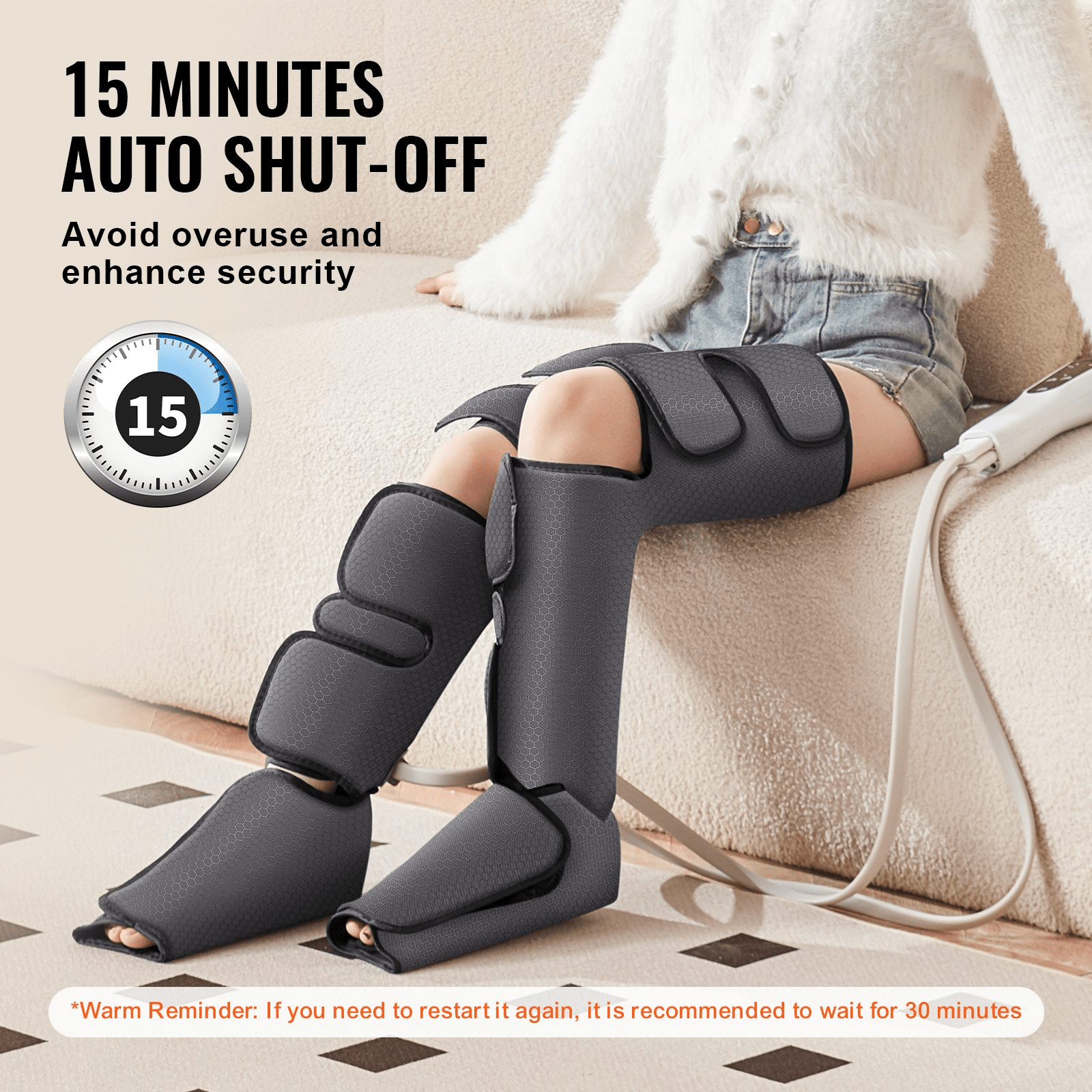 💨 Air Compression Leg Massager Boots - GNS Beauty & Personal Care