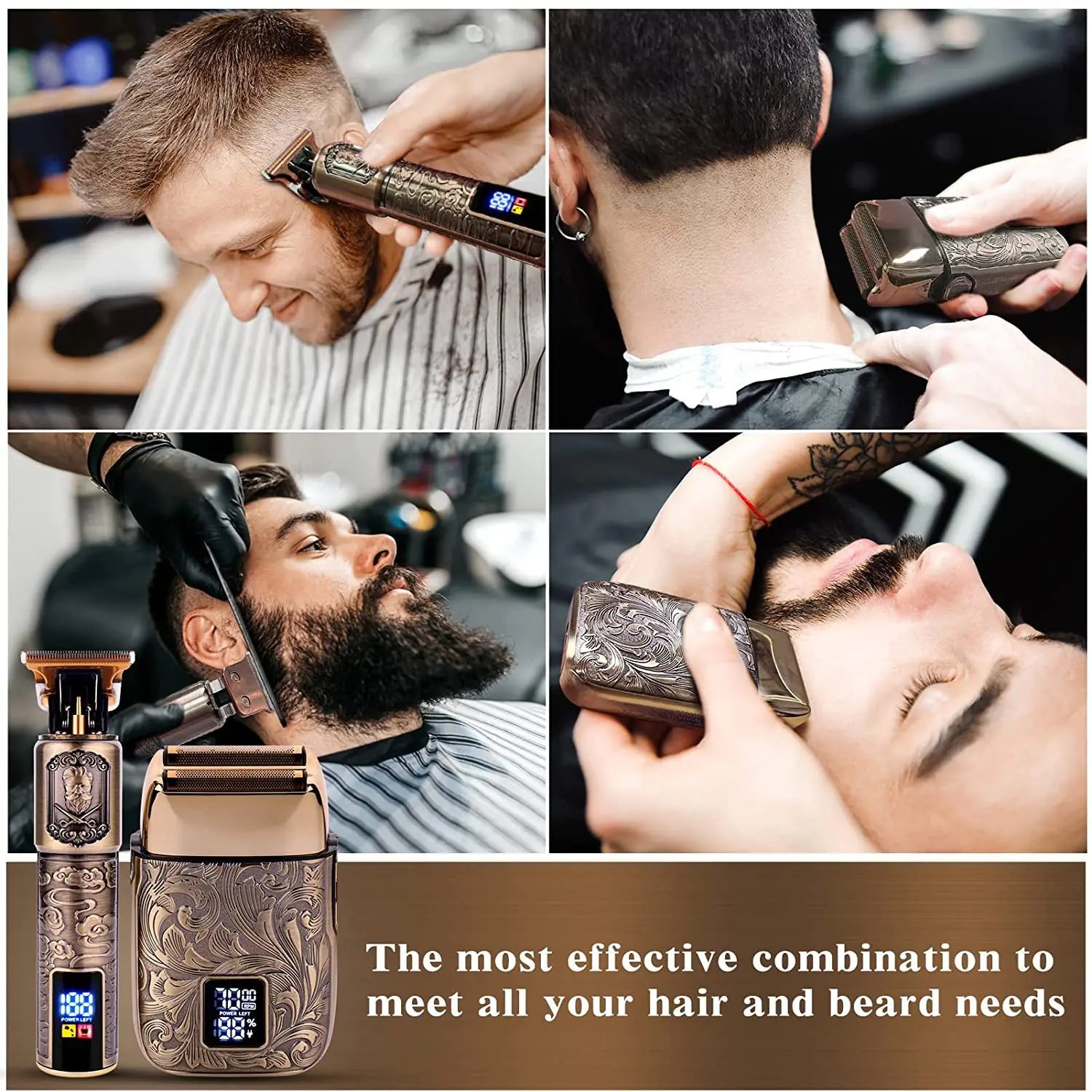 All - Metal Electric Hair Clipper Set – Precision, Performance & Style - GNS Beauty & Personal Care