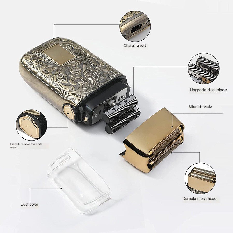 All - Metal Electric Hair Clipper Set – Precision, Performance & Style - GNS Beauty & Personal Care
