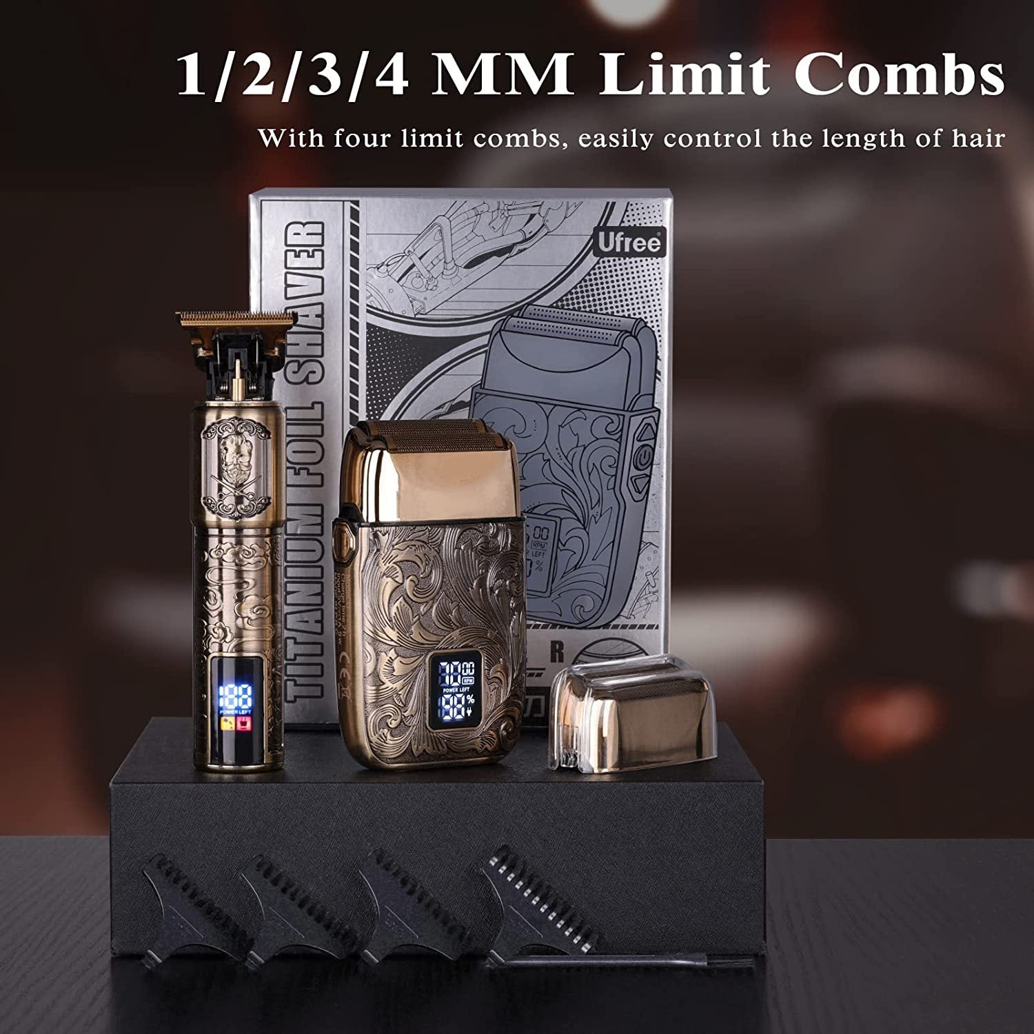 All - Metal Electric Hair Clipper Set – Precision, Performance & Style - GNS Beauty & Personal Care