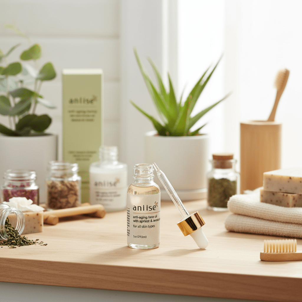 Aniise Anti - Aging Face Oil - Apricot & Avocado for Wrinkle Reduction (1 fl oz) - GNS Beauty & Personal Care