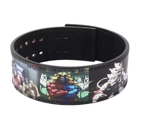 "Anime - Themed Lever Fitness Cowhide Leather Weightlifting Belt - 5 Sizes, Superior Support & Style - GNS Beauty & Personal Care