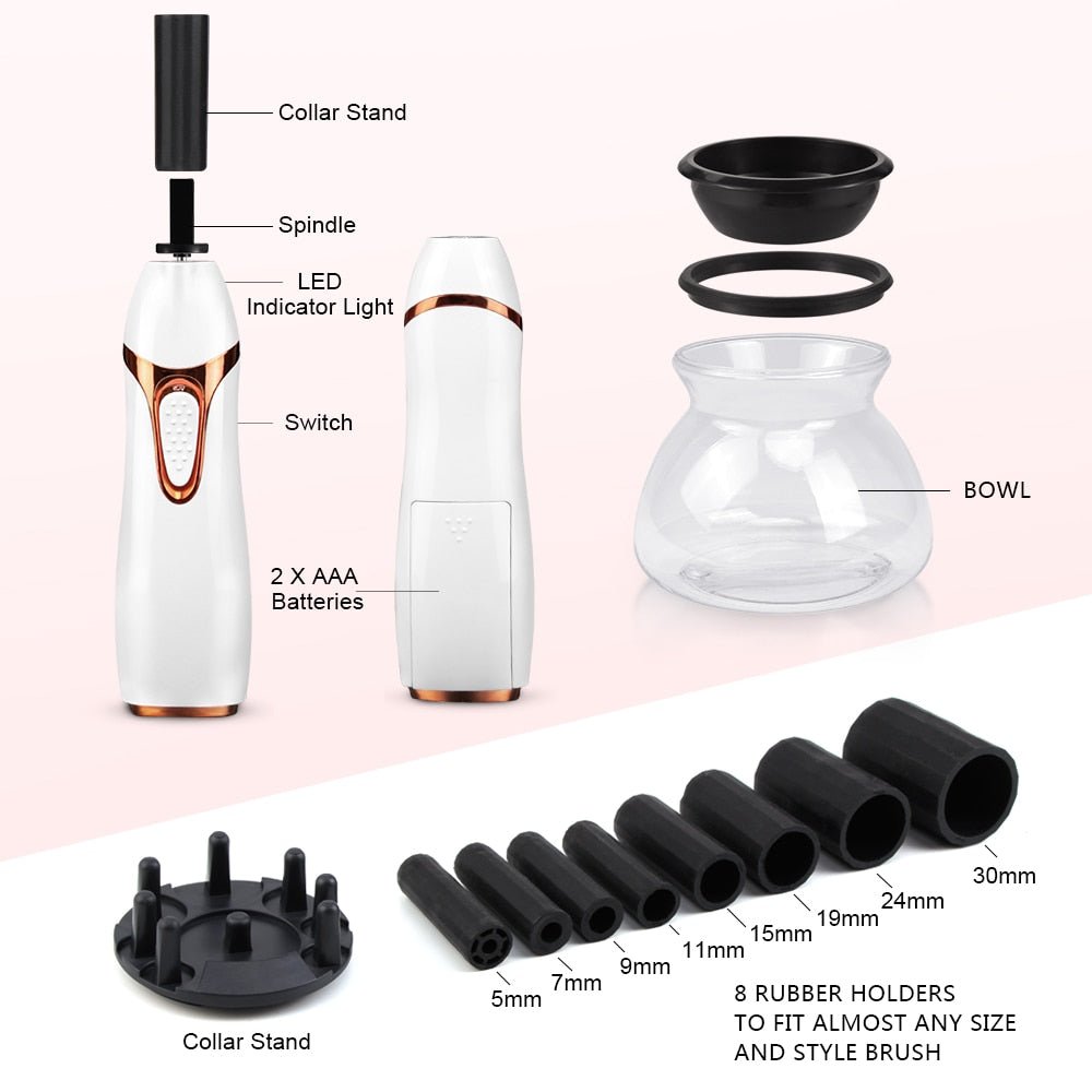 Automatic Makeup Brush Cleaner and Dryer | Effortless Deep Clean - GNS Beauty & Personal Care