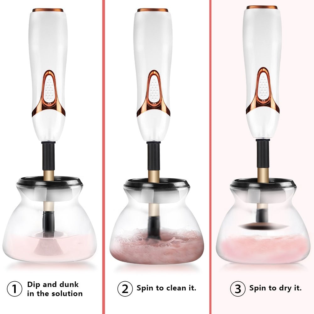 Automatic Makeup Brush Cleaner and Dryer | Effortless Deep Clean - GNS Beauty & Personal Care