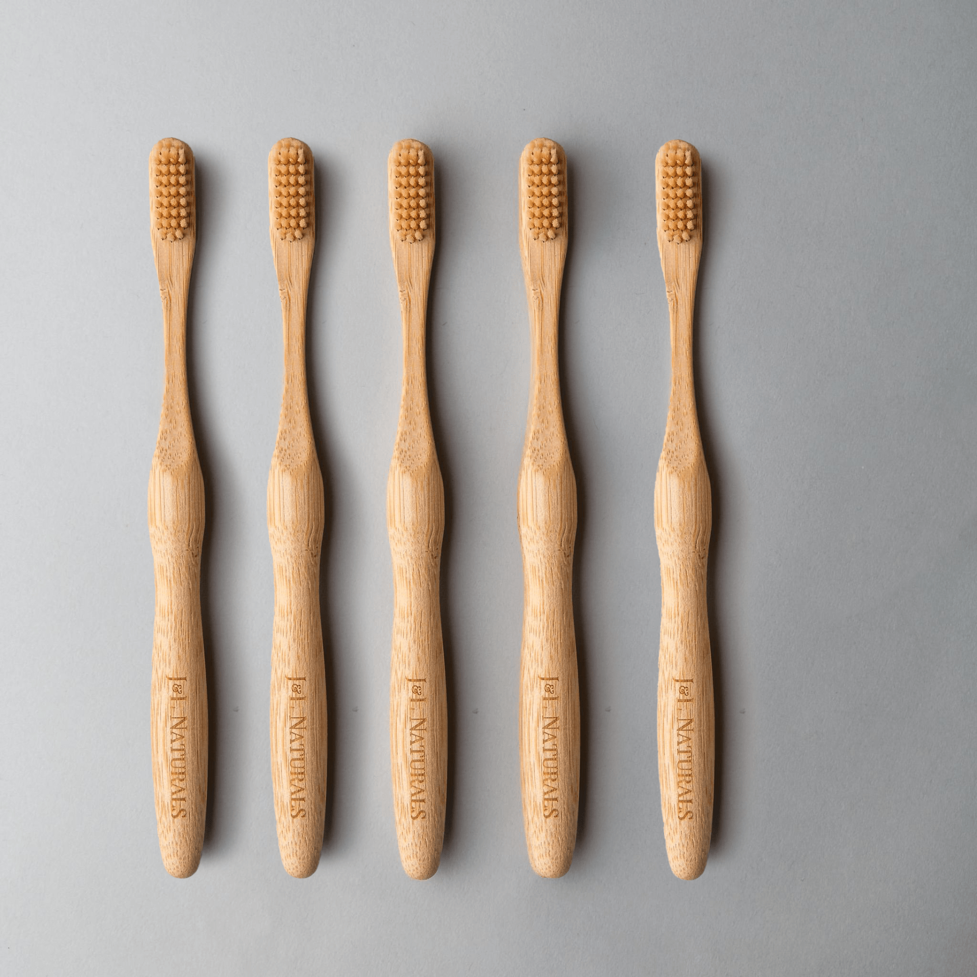 Bamboo Toothbrush Bundle - 5 - Pack for Eco - Friendly Oral Care - GNS Beauty & Personal Care