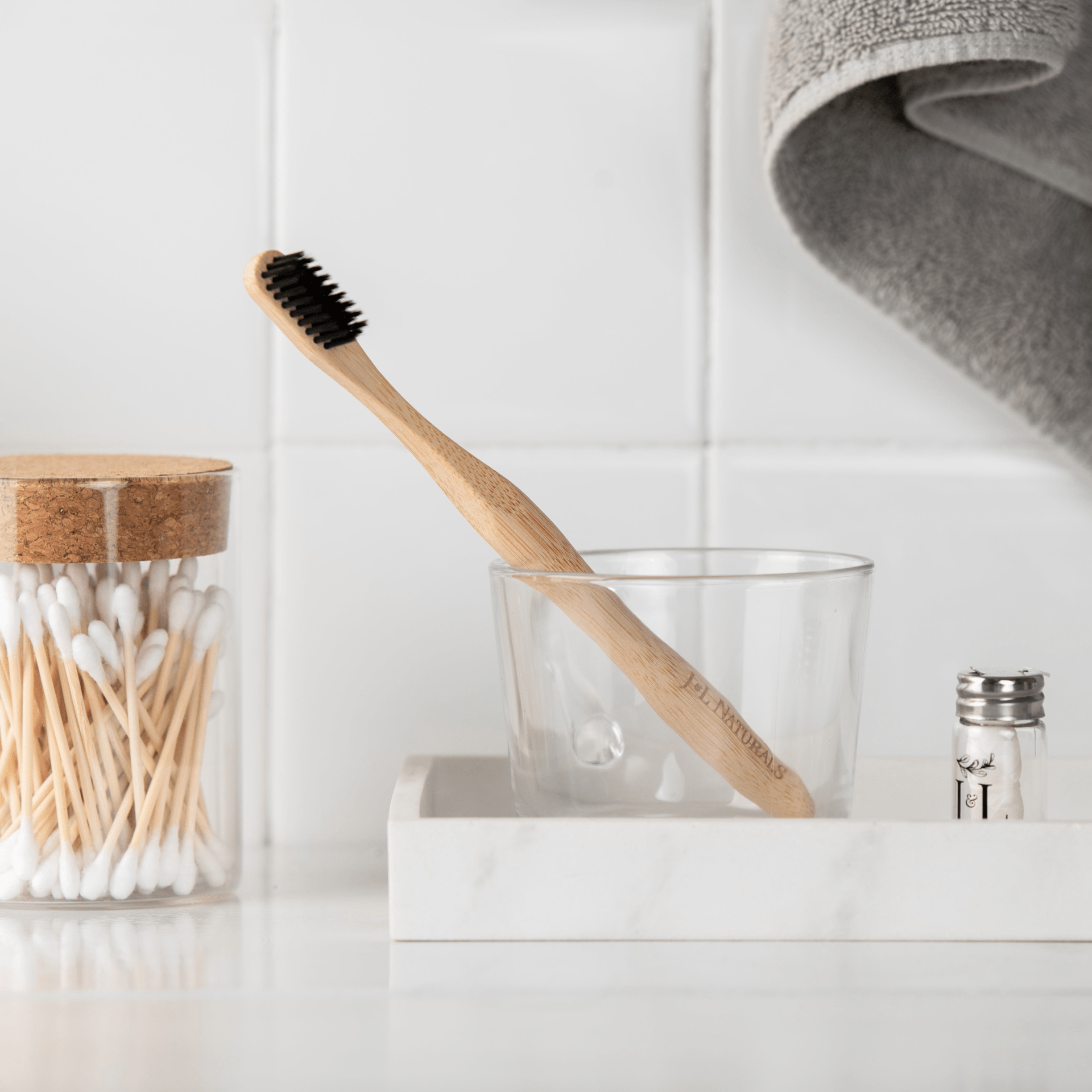 Bamboo Toothbrush Bundle - 5 - Pack for Eco - Friendly Oral Care - GNS Beauty & Personal Care
